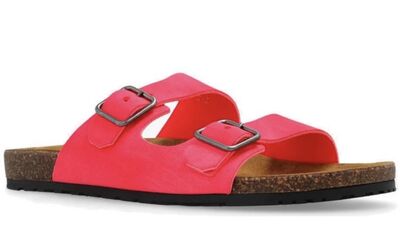 Suede Slides Sandals