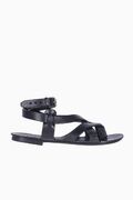 Leather Flat Sandals