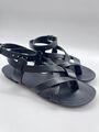 Leather Flat Sandals