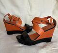 Leather Platform Sandals