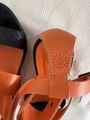 Leather Platform Sandals