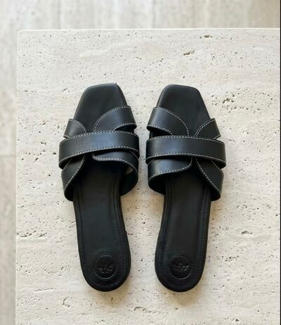 Leather Slides