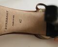 Leather high heels sandals