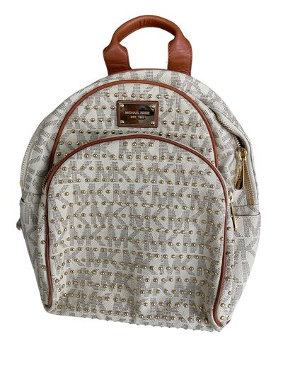 Leather backpack