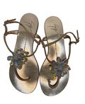 Jewel flat sandals