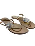 Jewel flat sandals