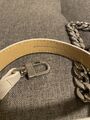 Leather-chain belt