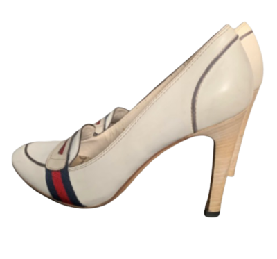 Leather High-heels Shoes