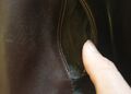 Exotic leather belt bag