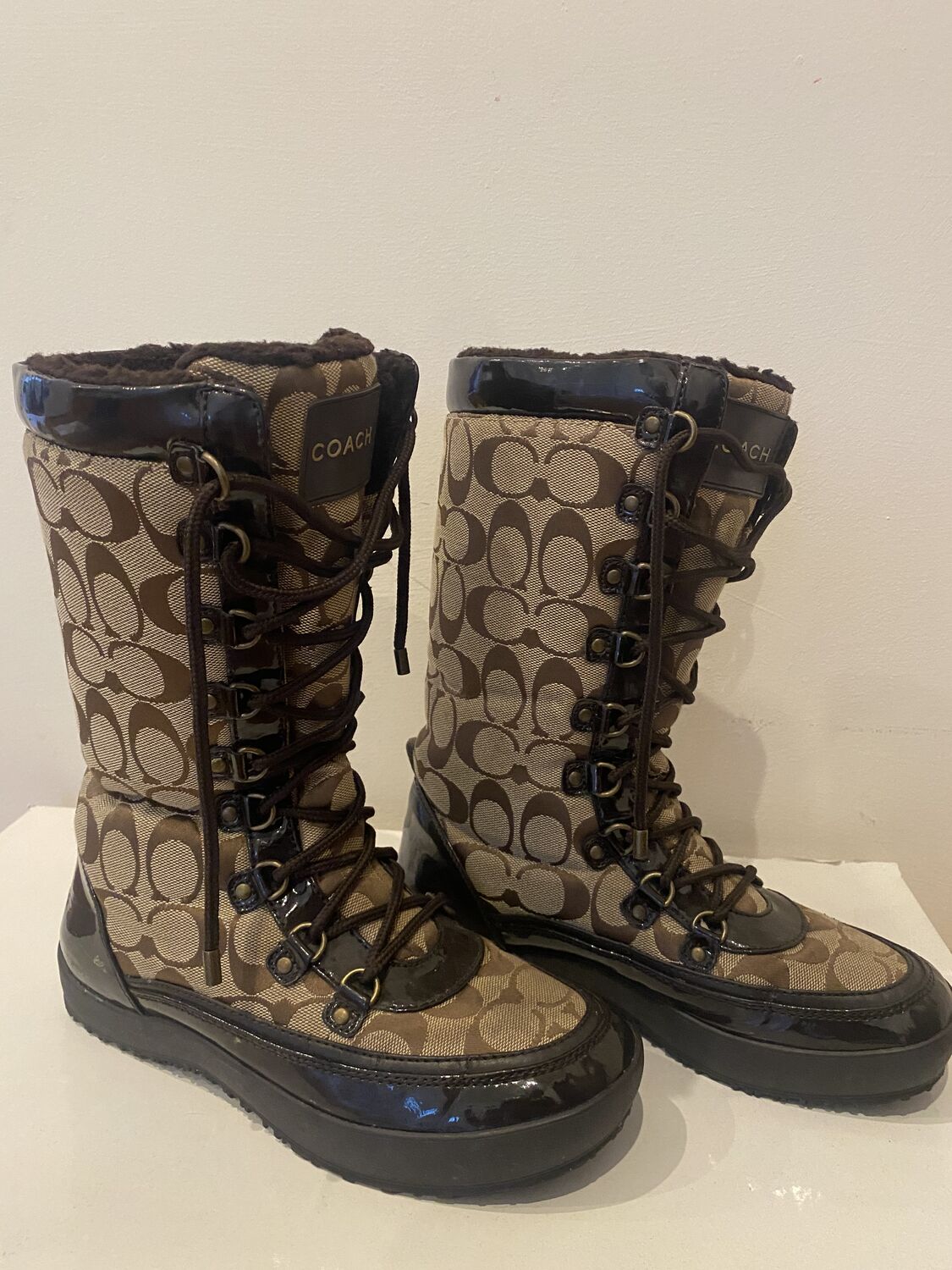 Coach women's snow boots clearance