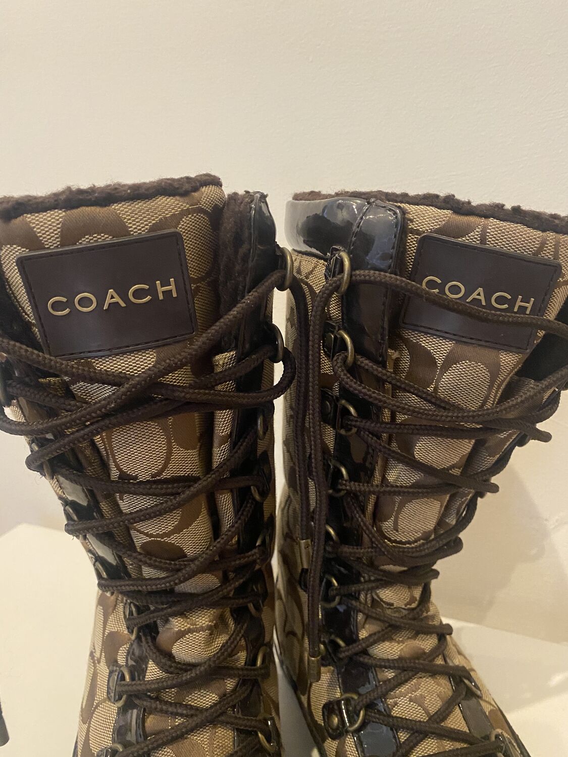 Snow boots Coach 37 buy pre owned at 100 EUR