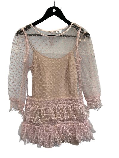 Lace mini dress