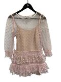 Lace mini dress
