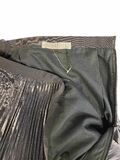 Metallic pleated skirt