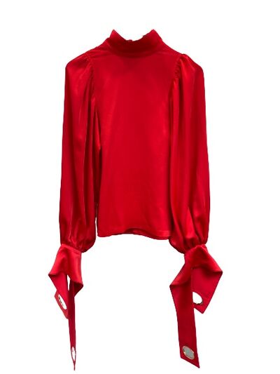 Red blouse