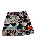 Printed mini skirt