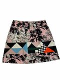 Printed mini skirt