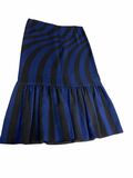 Midi striped skirt
