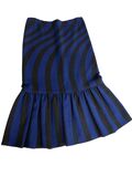 Midi striped skirt