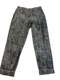 Printed silk trousers