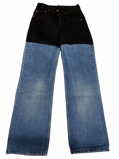 Two-tone denim