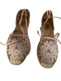 Lace espadrilles