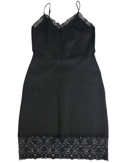 Black dress with lace details