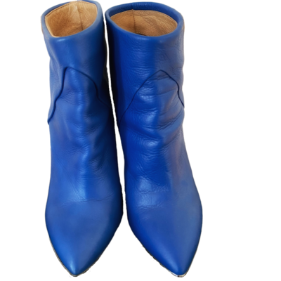 Leather ankle boots