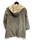 Khaki hooded parka
