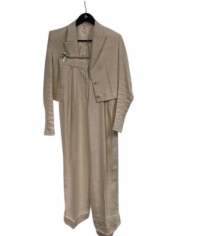 White linen suit