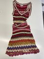 Multicolored crochet dress