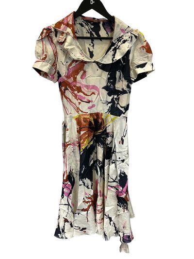 Silk multicolored dress