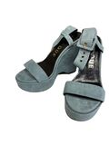 Wedge suede sandals