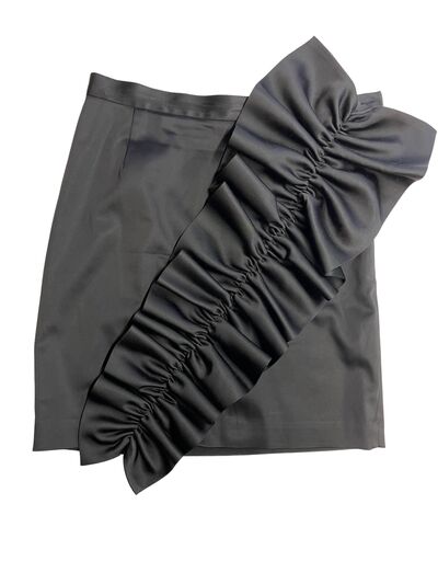 Mini ruffle skirt