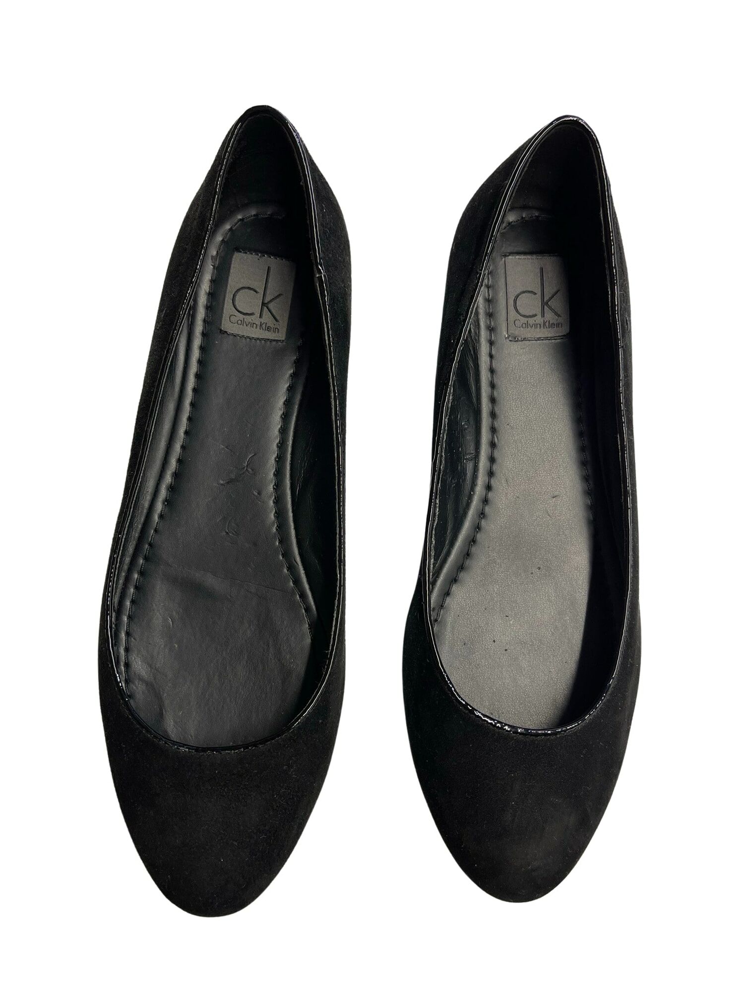 Velvet flats Calvin Klein - FR 38, buy pre-owned at 50 EUR