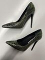 Snakeskin stilettos