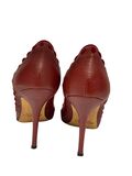 Leather stilettos