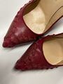 Leather stilettos