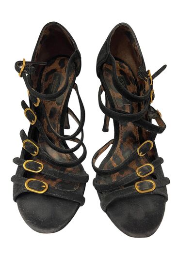 Suede sandals