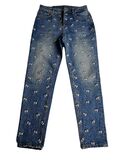 Printed jeans