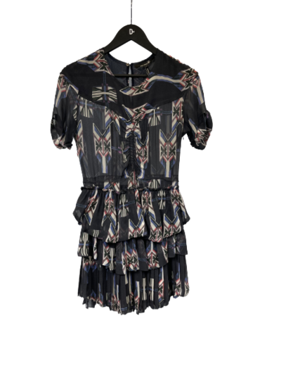 Silk mini dress