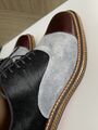 Tri-tone leather shoes