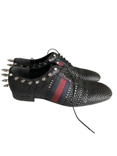Studded black shoes