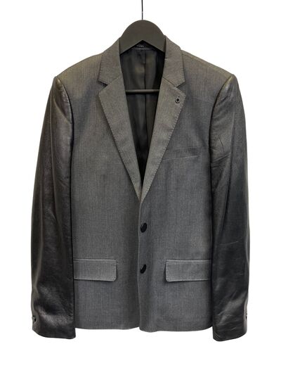 Leather blazer
