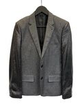Leather blazer