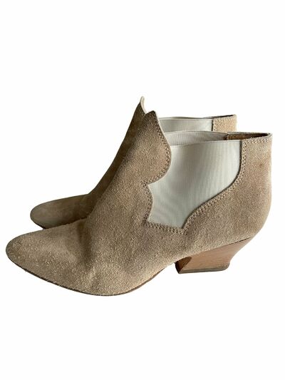 Anke suede boots