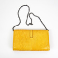 Snakeskin clutch