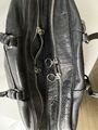 Leather travel bag