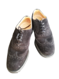 Suede oxford shoes
