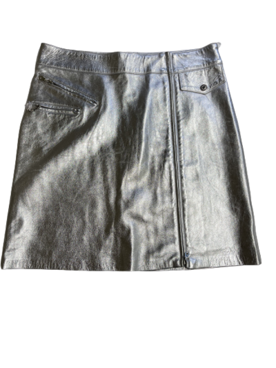 Synthetic Mini Skirt